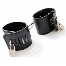 BDSM SKÓRZANE KAJDANKI ZNIEWOLENIE