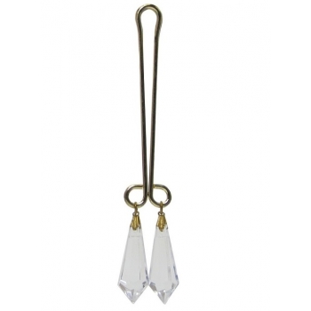 ZACISK ORGASMOWE  NA CIPKĘ Z KRYSZTAŁKAMI