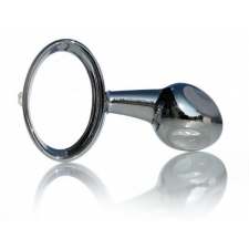 METALOWY KOREK ANALNY Z UCHWYTEM  VERY BIG