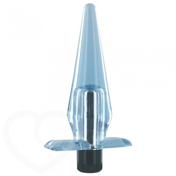 PRZEŹROCZYSTY ANALNY KOREK Z WIBRACJAMI