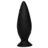SMILE GŁADKI CZARNY KOREK ANALNY ROZMIAR S