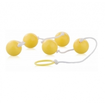 PIĘĆ ŻÓŁTYCH KULECZEK ANALNO POCHWOWYCH