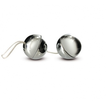 WIBRUJĄCE ELEGANCKIE SREBRNE KULKI GEJSZY