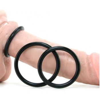 TRZY ŻELOWE PIERŚCIENIE NA PENISA I JĄDRA