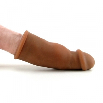 BRĄZOWA PRZEDŁUŻKA DO PENISA CYBERSKÓRA