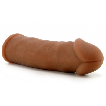 BRĄZOWA PRZEDŁUŻKA DO PENISA CYBERSKÓRA