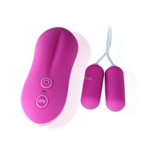 PODWÓJNE WIBRUJĄCE JAJECZKO ANALNO POCHWOWE