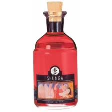 Olejek do masażu erotycznego - truskawkowy, jadalny SHUNGA