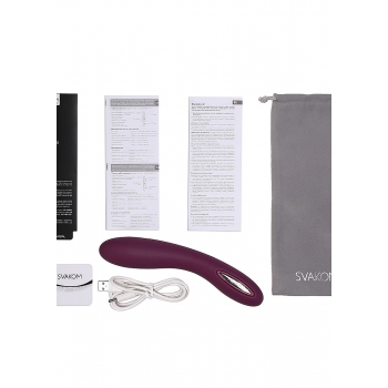 LEO VIOLET SVAKOM SILIKONOWY EKSKLUZYWNY WIBRATOR