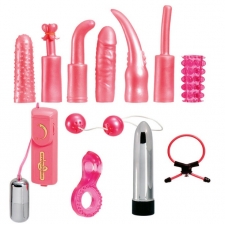 RÓŻOWY ZESTAW EROTYCZNYCH ZABAWEK DLA CIEBIE