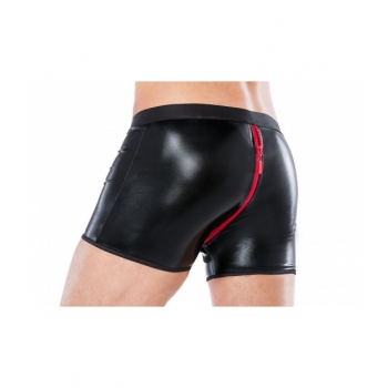 Bokserki z czerwonym suwakiem