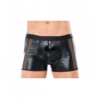 Bokserki męskie z zamkiem i kabaretką z przodu