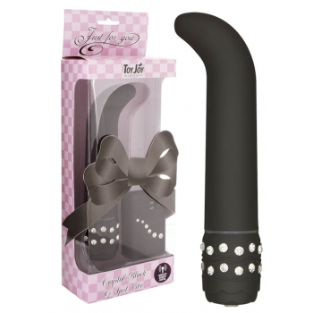 PIĘKNIE WYKONANY CZARNY WIBRUJĄCY STYMULATOR