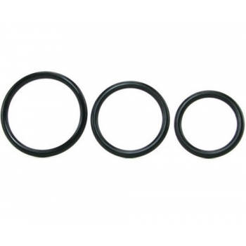 TRZY ŻELOWE PIERŚCIENIE NA PENISA I JĄDRA