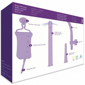 Profesjonalny przenośny zestaw do lewatywy