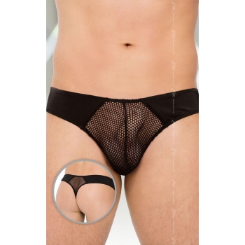 Stringi męskie THONGS 4514 - BLACK