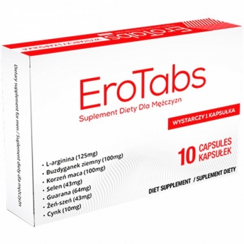 EROTABS 10szt idealne na erekcję potencję tuż przed sexem
